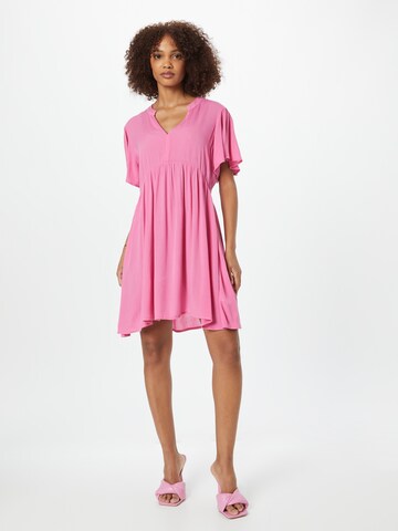 Robe 'MARRAKECH' ICHI en rose : devant