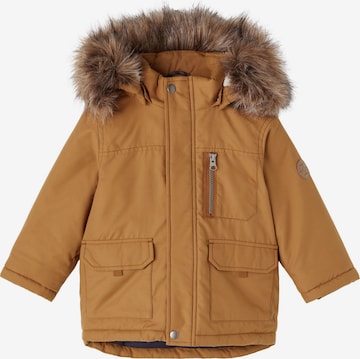 NAME IT Winter Jacket 'Mace' in Brown: front