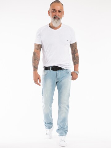 Rock Creek Bootcut Jeans in Blau