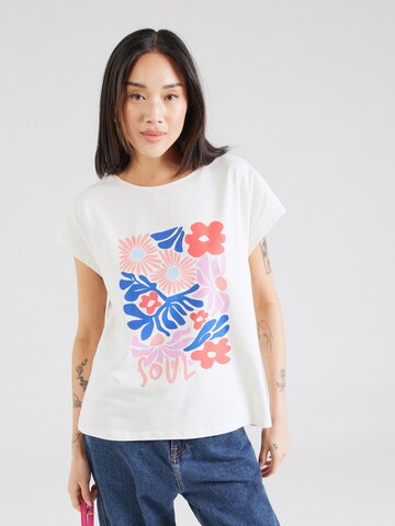 T-shirt Smith&Soul en blanc : devant