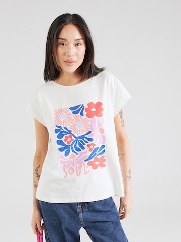 T-shirt Smith&Soul en blanc : devant