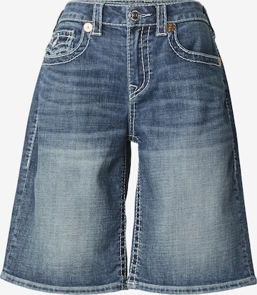Regular Jean True Religion en bleu : devant