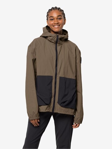 JACK WOLFSKIN Outdoor jacket in Brown: front