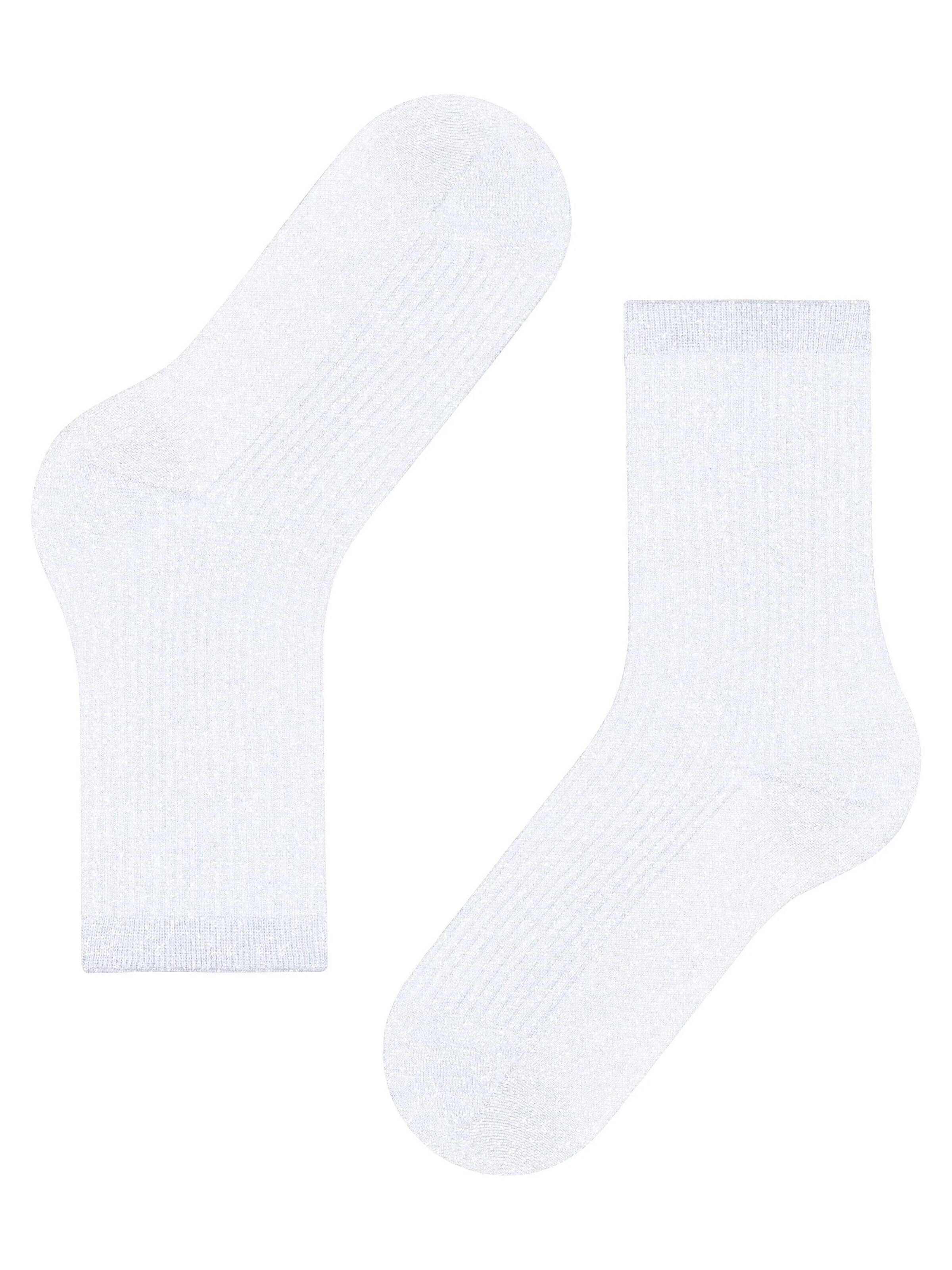 FALKE Socken 'Shiny Rib'‌‌‌‌‌‌ in Weiß