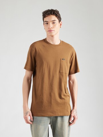 Lee T-Shirt in Braun: Vorderseite