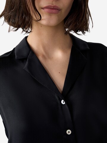 ETAM Schlafshirt in Schwarz