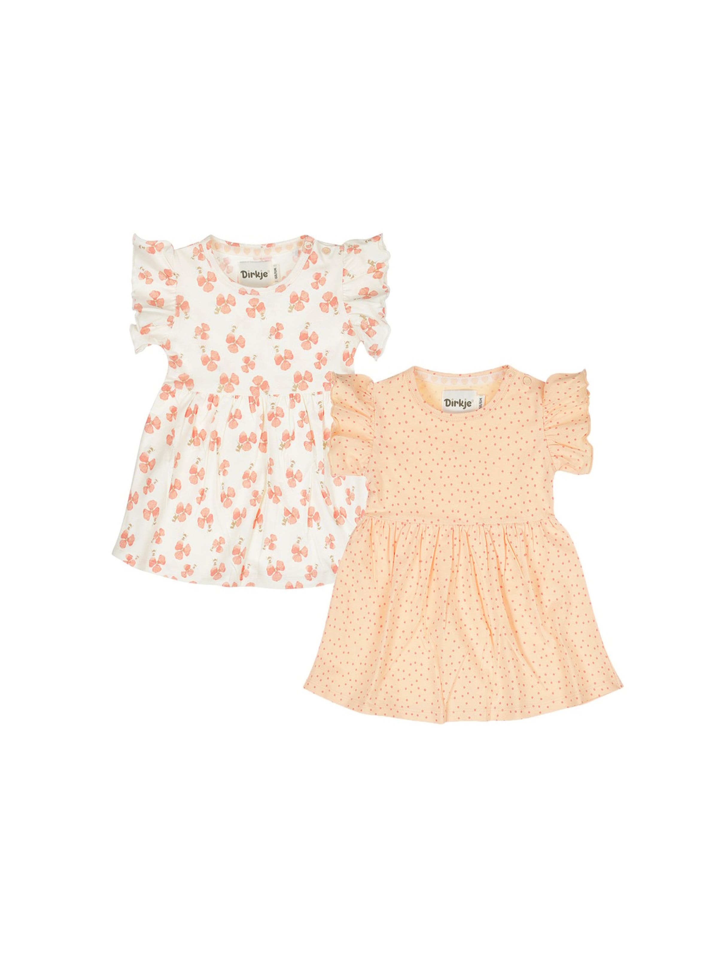 Robe 'Dress ss, 2-pack' Dirkje en orange : devant