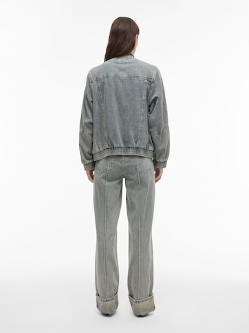 ROUGE EDIT Wide Leg Jeans in Blau