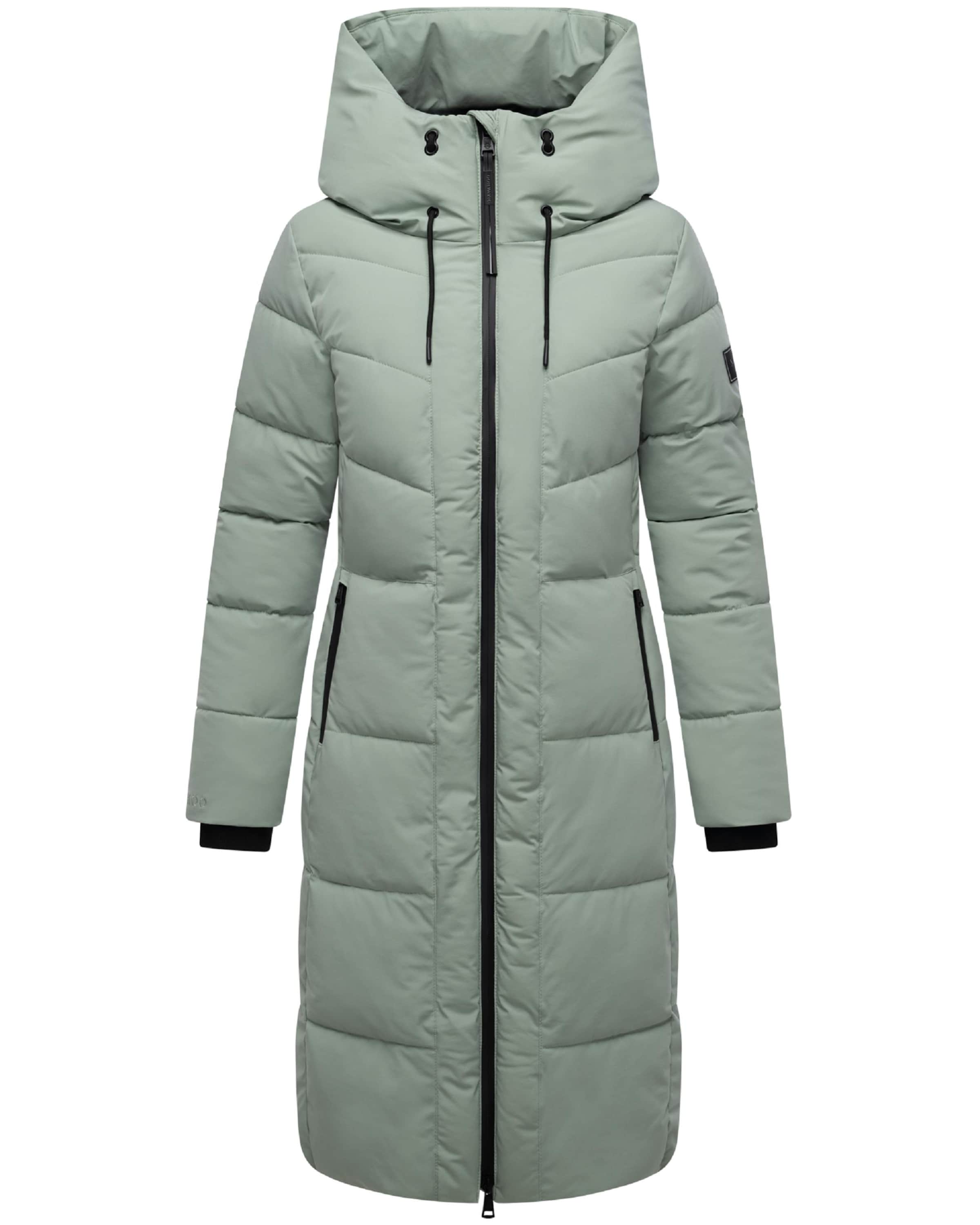 NAVAHOO Winter coat 'Schokokuss XIV' in Green: front