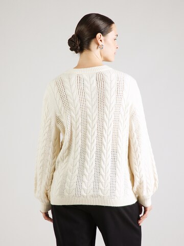Pull-over 'Rubina' ONLY Carmakoma en blanc