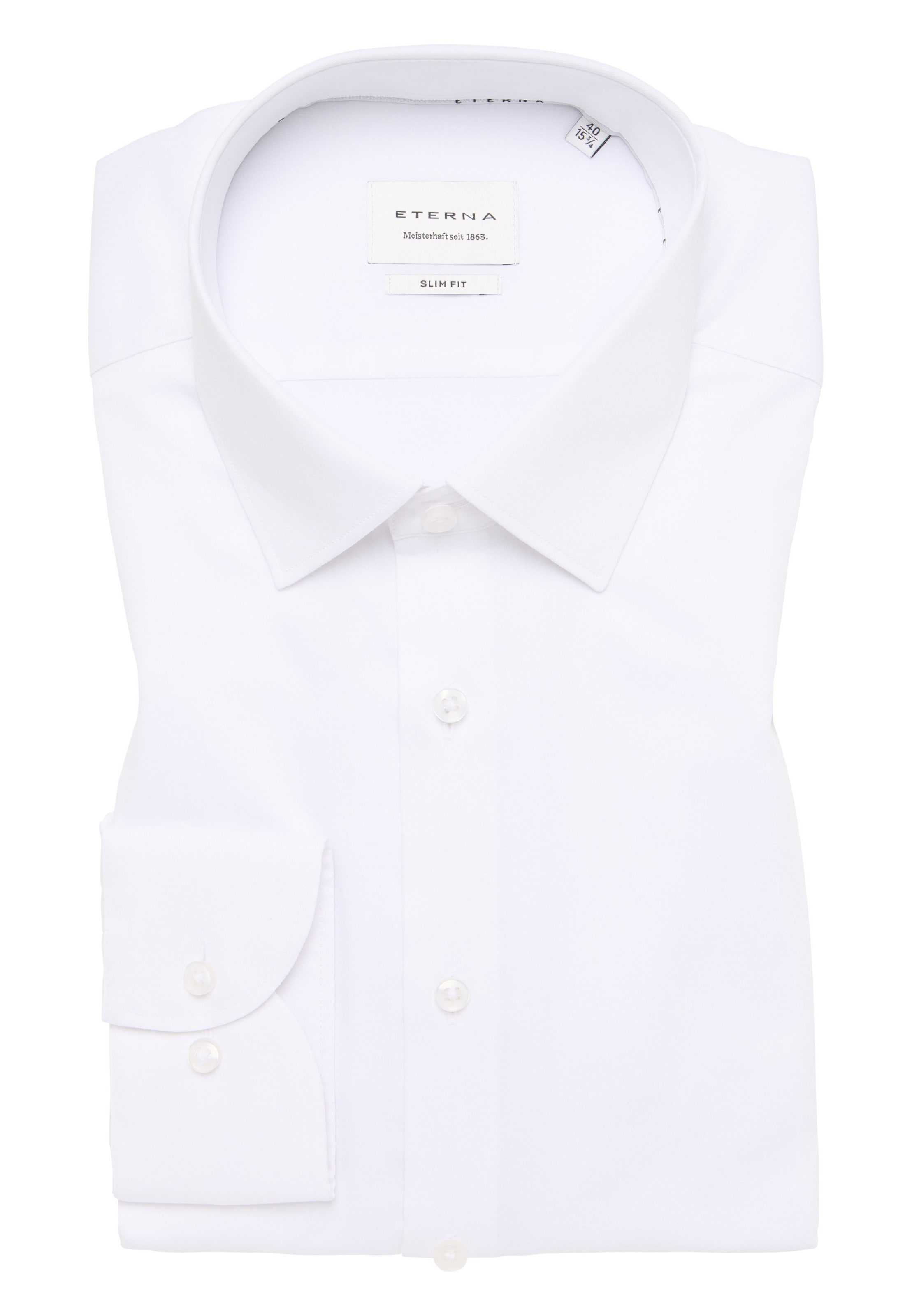 ETERNA Slim fit Zakelijk overhemd in Wit