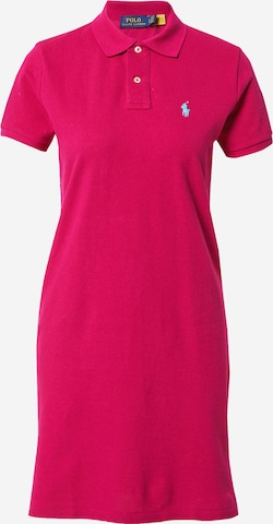 Polo Ralph Lauren Jurk in Roze: voorkant