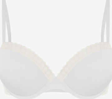 Nur Die BH 'Daily Micro' in Wit: voorkant