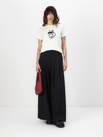 Karl Lagerfeld T-Shirt 'Ikon' in Beige