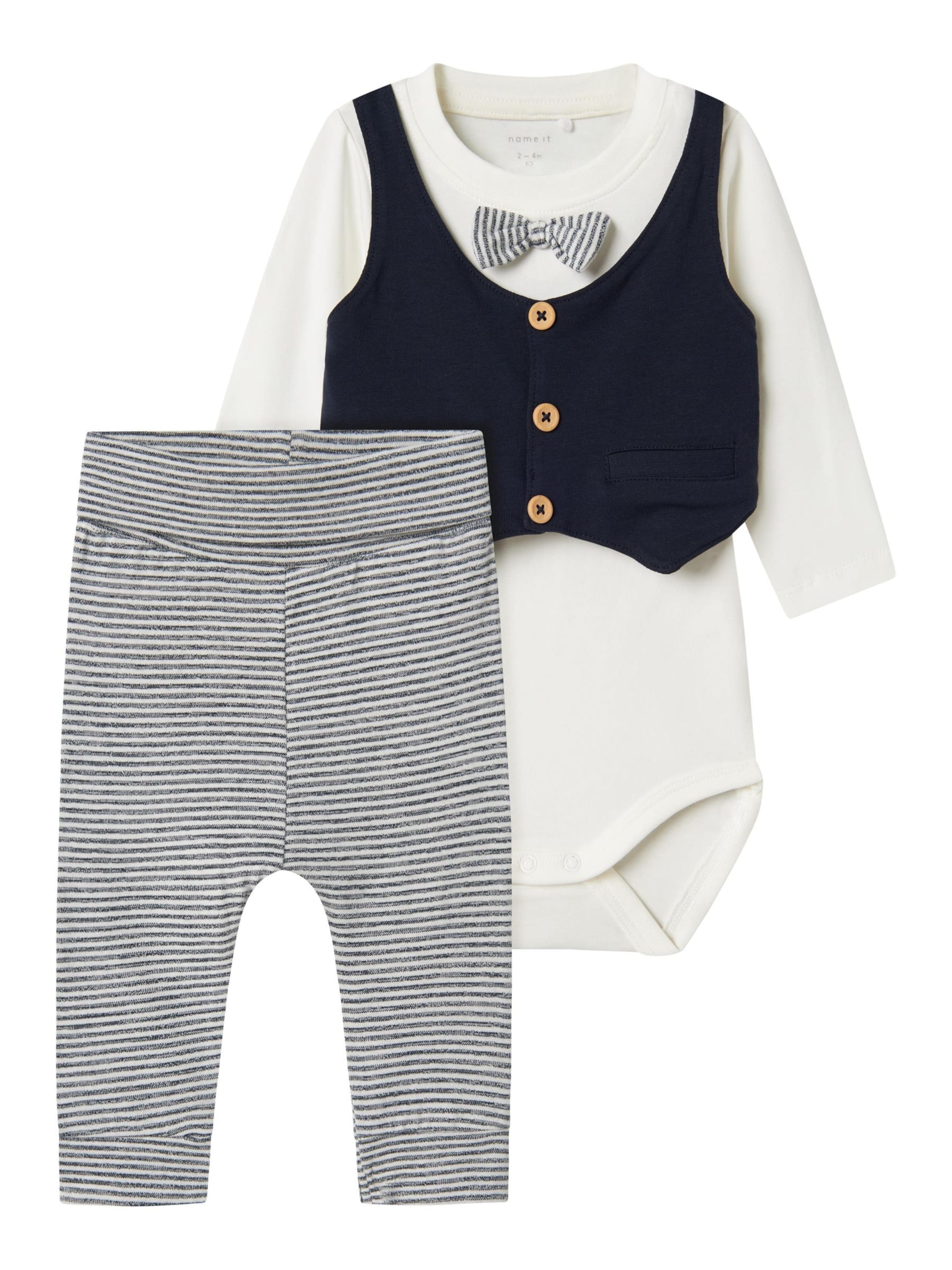 NAME IT Set 'NBMAdam' in Blue: front