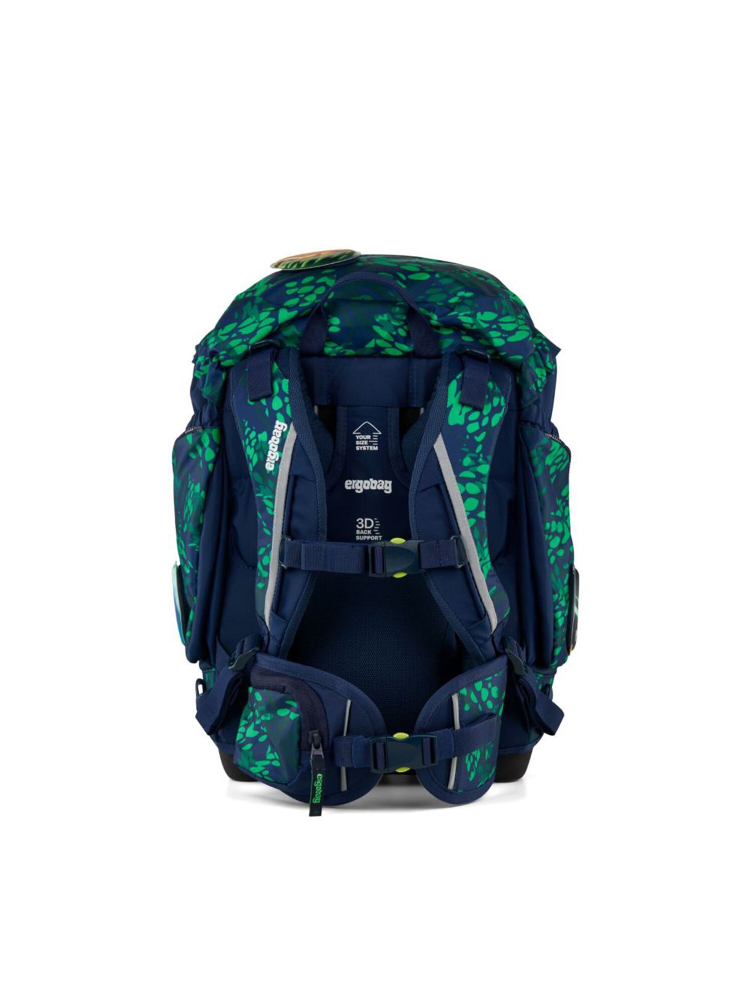 ergobag Backpack 'Schulrucksack Set' in Green