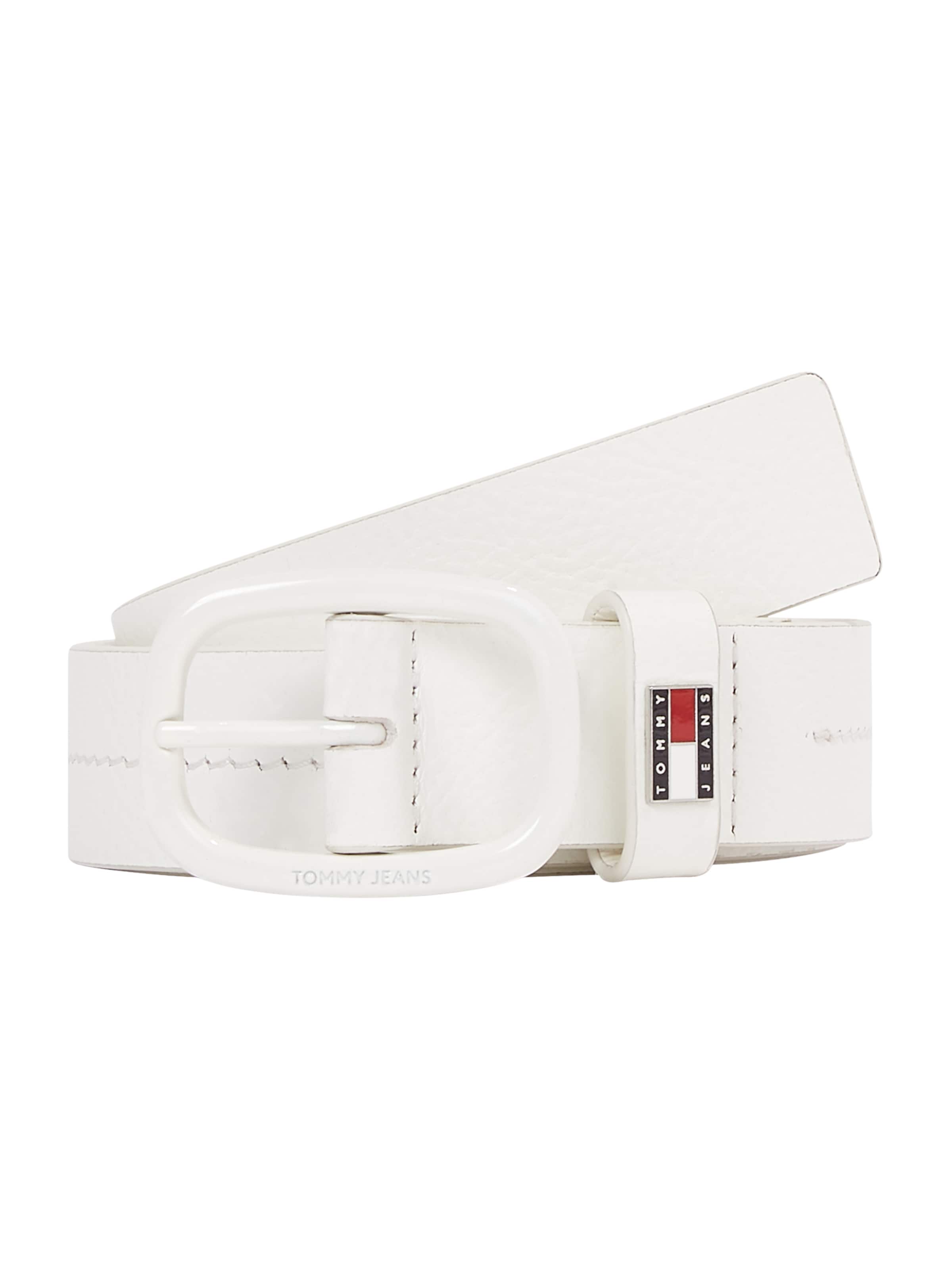 Ceinture Tommy Jeans en blanc : devant