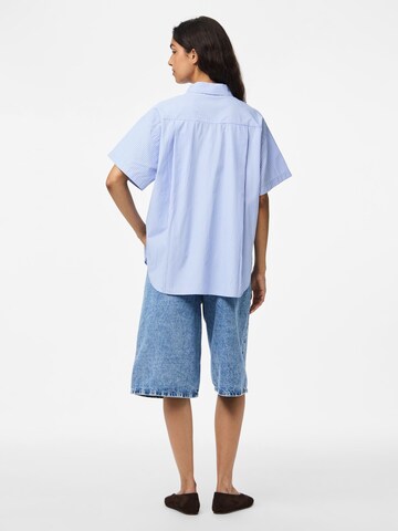 PIECES Bluse 'PCFemme' i blå