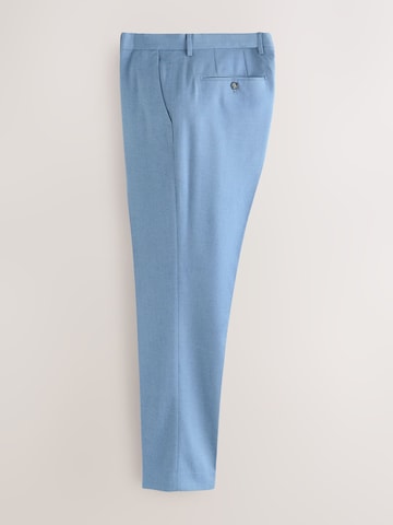 Coupe slim Pantalon à plis Next en bleu