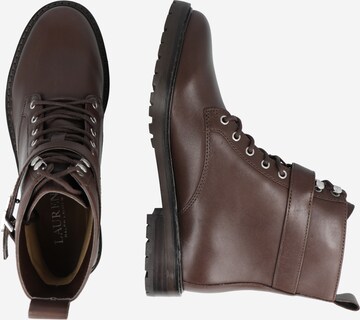 Bottines à lacets 'Elridge' Lauren Ralph Lauren en marron