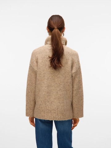 VERO MODA Pullover 'VMINGRID' i beige