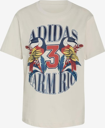 ADIDAS SPORTSWEAR Λειτουργικό μπλουζάκι 'FARM' σε γκρι: μπροστά