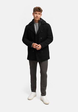 Manteau mi-saison 'Lunil' INDICODE JEANS en noir