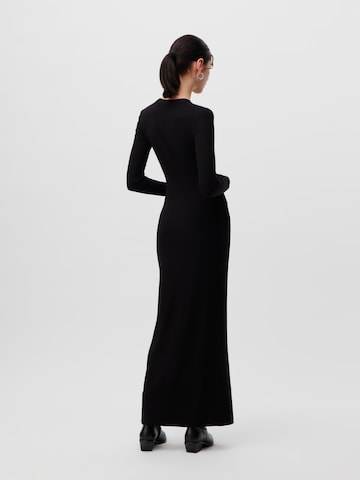 LeGer by Lena GerckePletena haljina 'Liliane' - crna boja