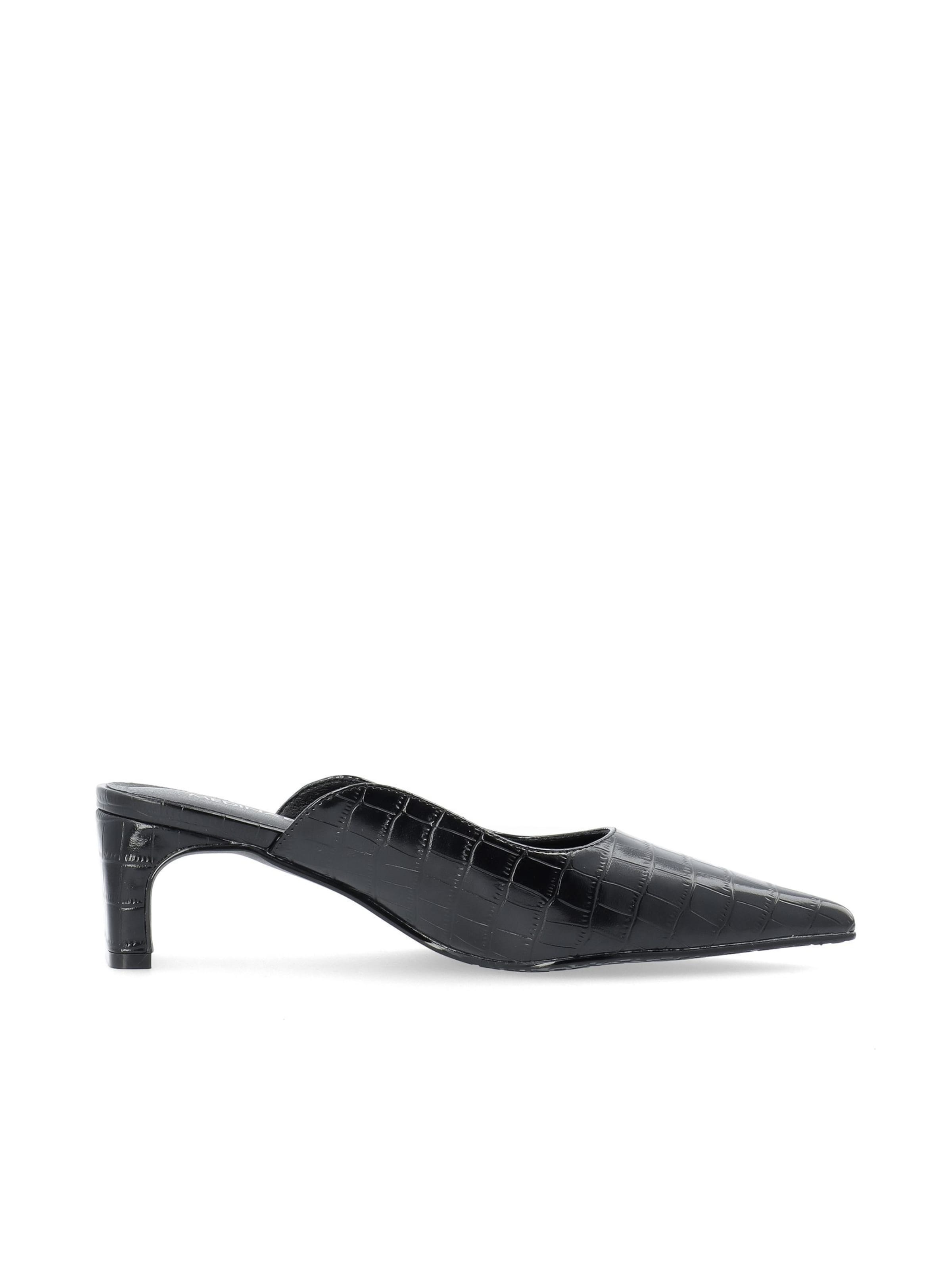 Bianco Pantolette 'Rowe' in Schwarz