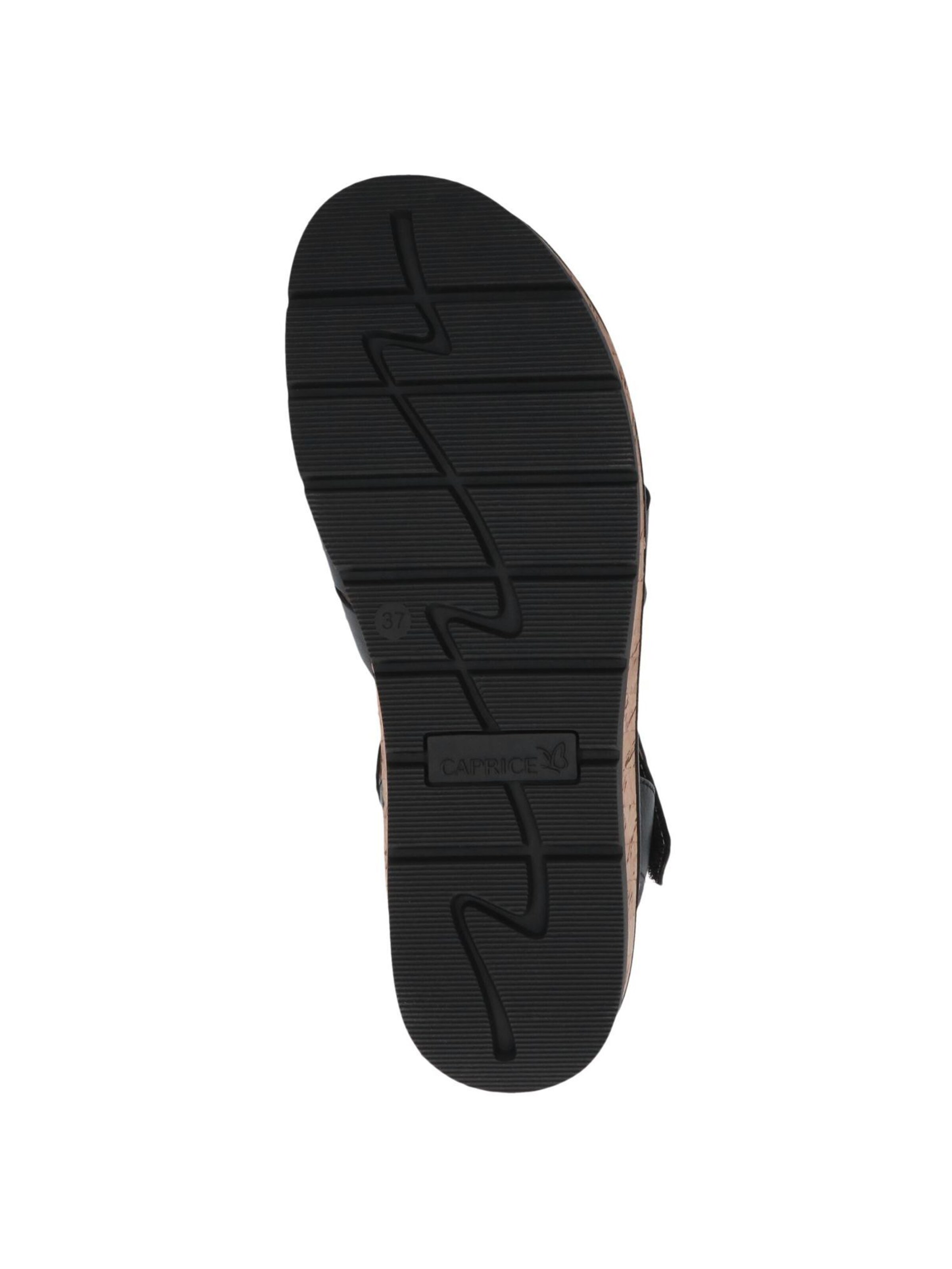 CAPRICE Strap Sandals in Black