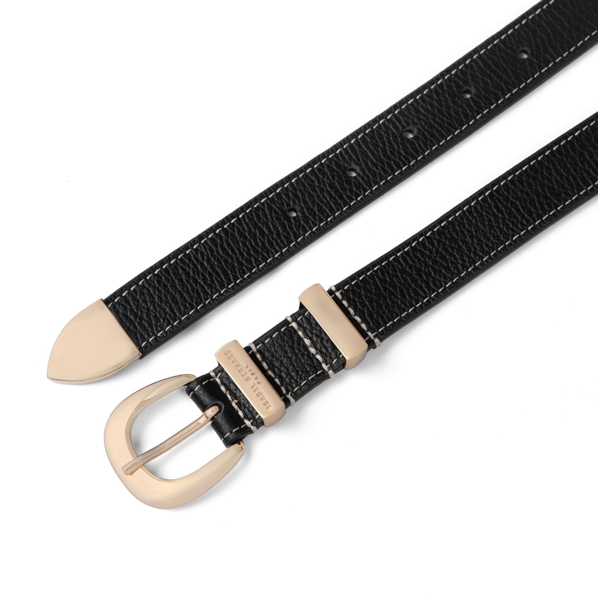 Isabel Bernard Belt in Black