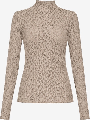 SASSYCLASSY Shirt in Grey: front