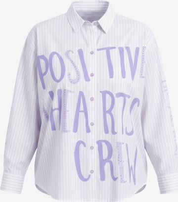 Angel of Style Bluse in Lila: Vorderseite