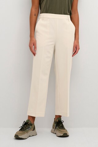 Regular Pantalon 'Sakura' Kaffe en beige : devant