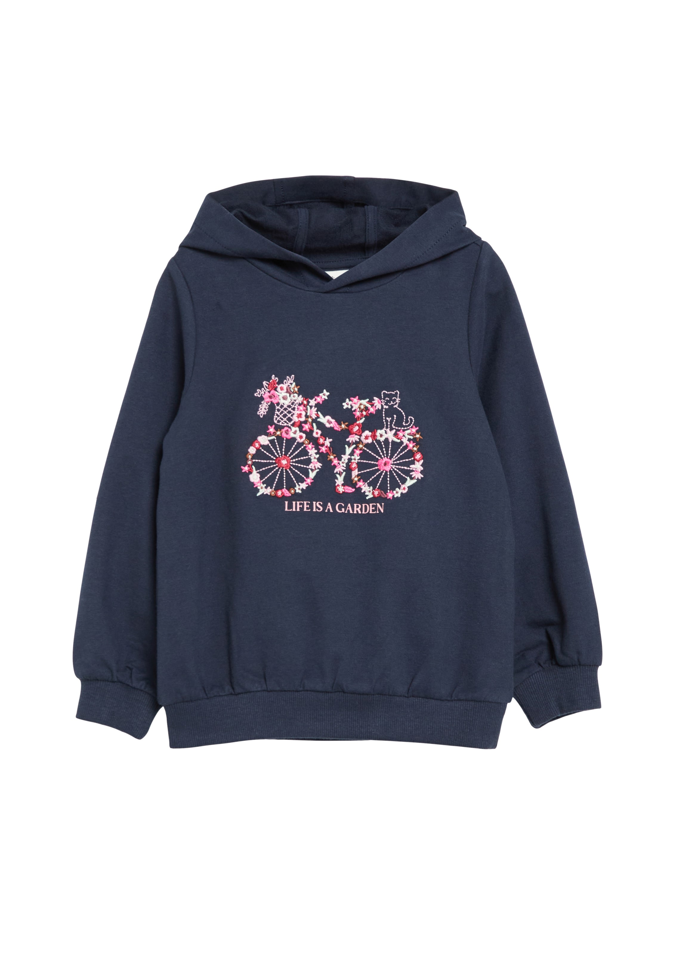 s.Oliver Sweatshirt in Blauw: voorkant
