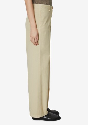 Marc O'Polo Wide Leg Chinohose in Beige