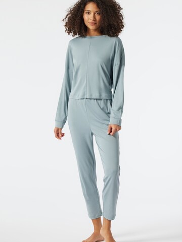 SCHIESSER Pajama in Grey: front