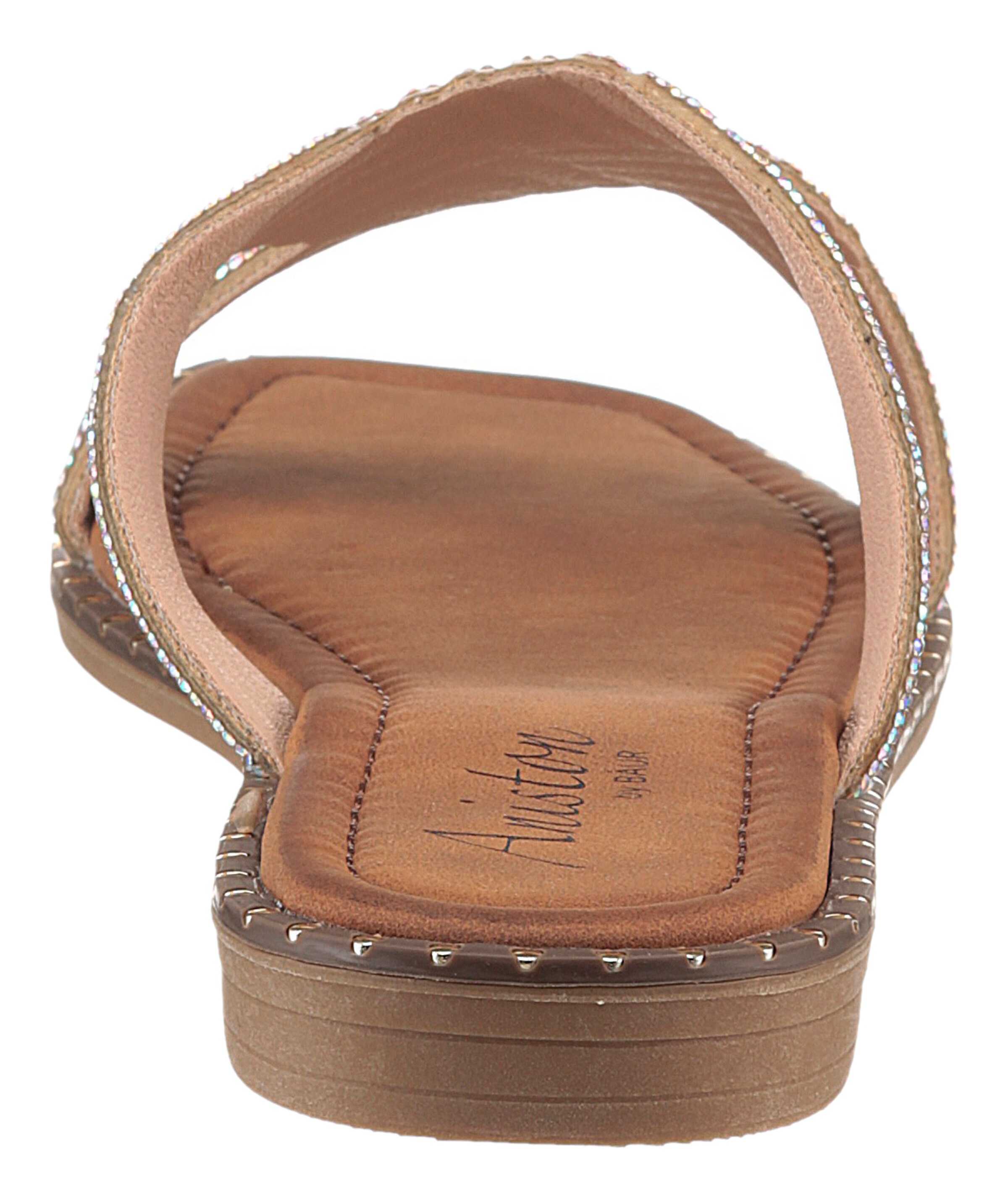 Aniston Mules in Beige