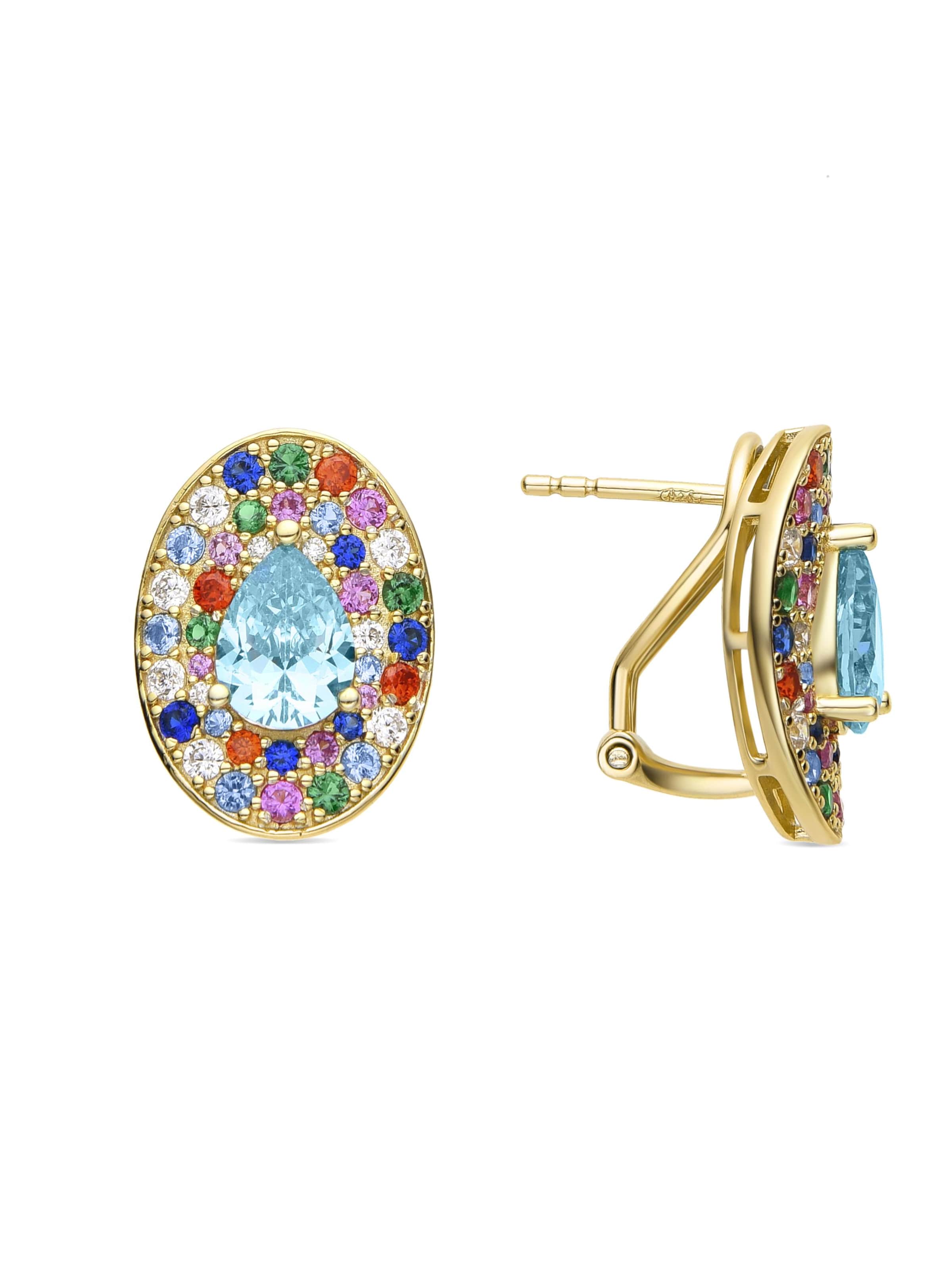 Luxenter - Pendientes 'GENZAI' en Mezcla de colores: frente