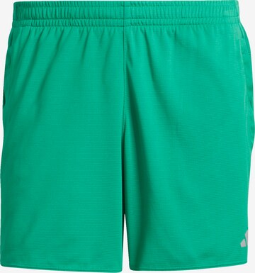 Pantalon de sport ADIDAS PERFORMANCE en vert : devant