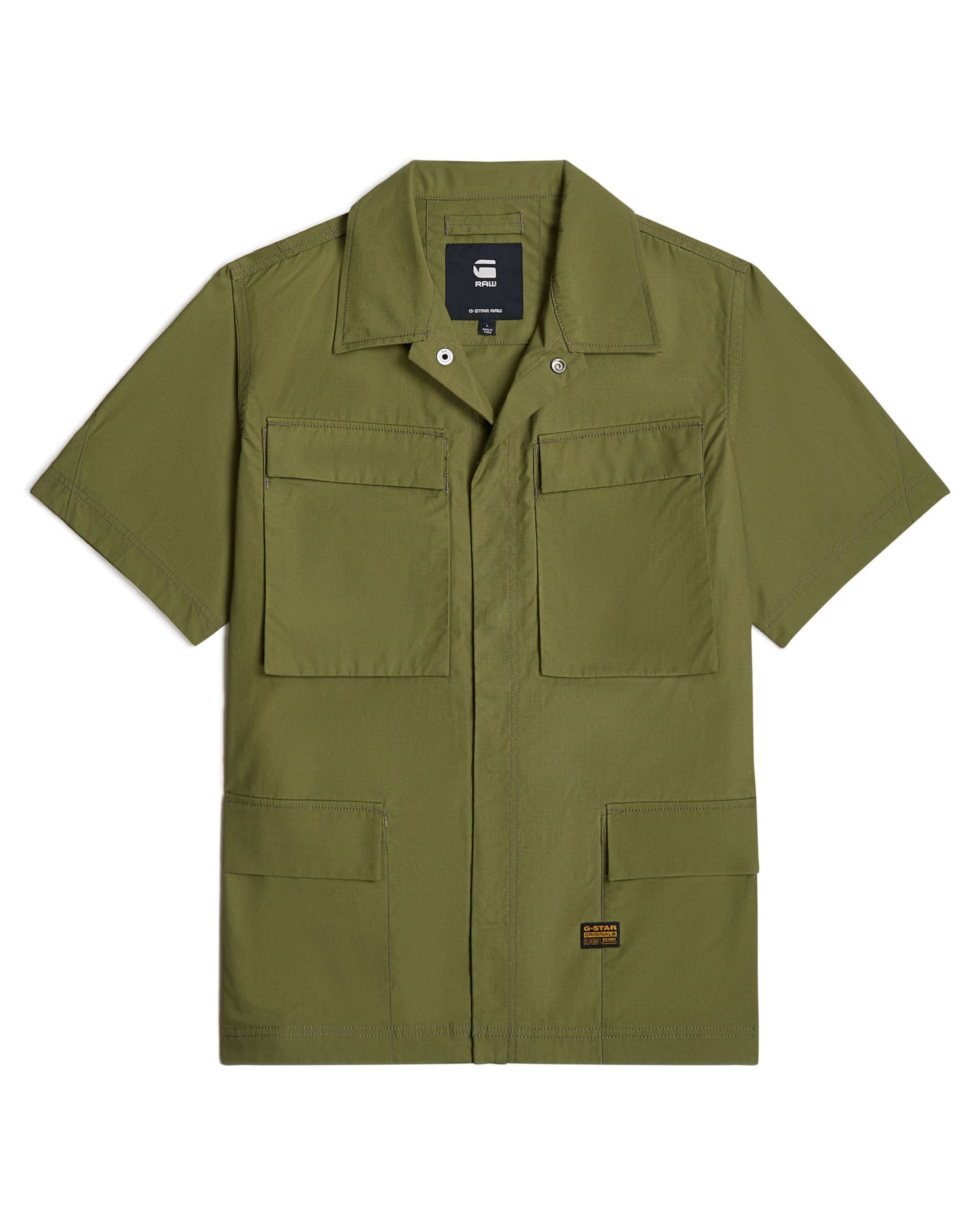 G-STAR Comfort fit Overhemd in Groen: voorkant