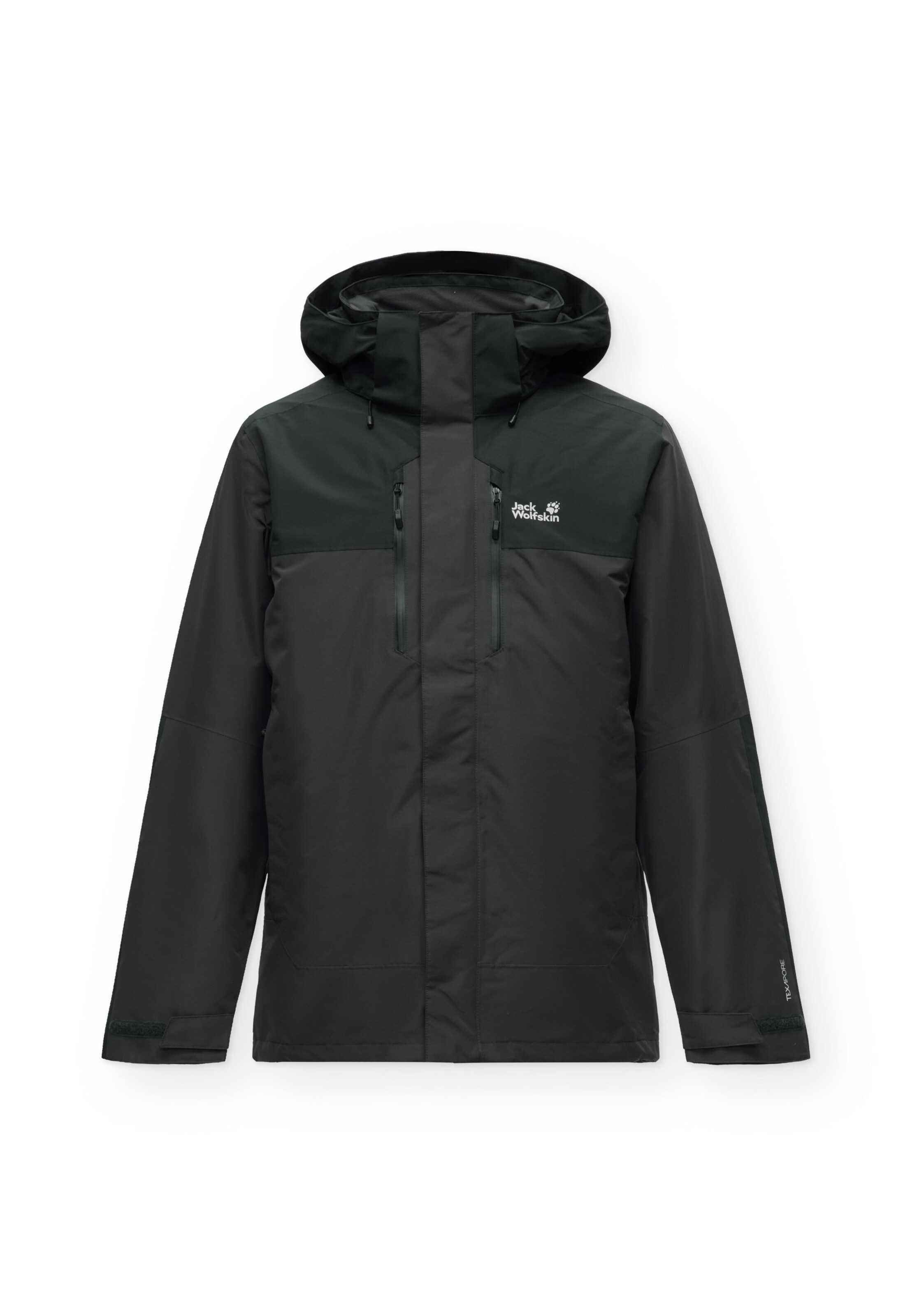 Veste outdoor 'JASPER PRO' JACK WOLFSKIN en noir : devant
