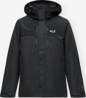 JACK WOLFSKIN Outdoorjacke 'JASPER PRO' in Schwarz: Vorderseite