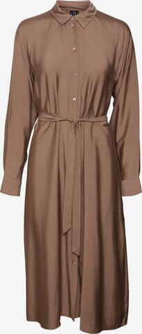 VERO MODA Skjortklänning 'DEBBY' i brun: framsida
