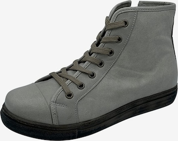 ANDREA CONTI Lace-Up Boots in Brown: front