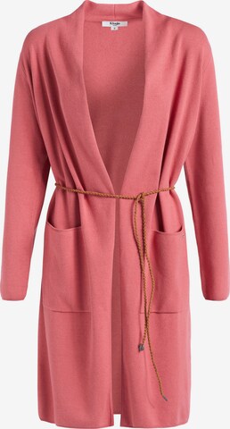 khujo Strickjacke 'Perky' in Pink: predná strana