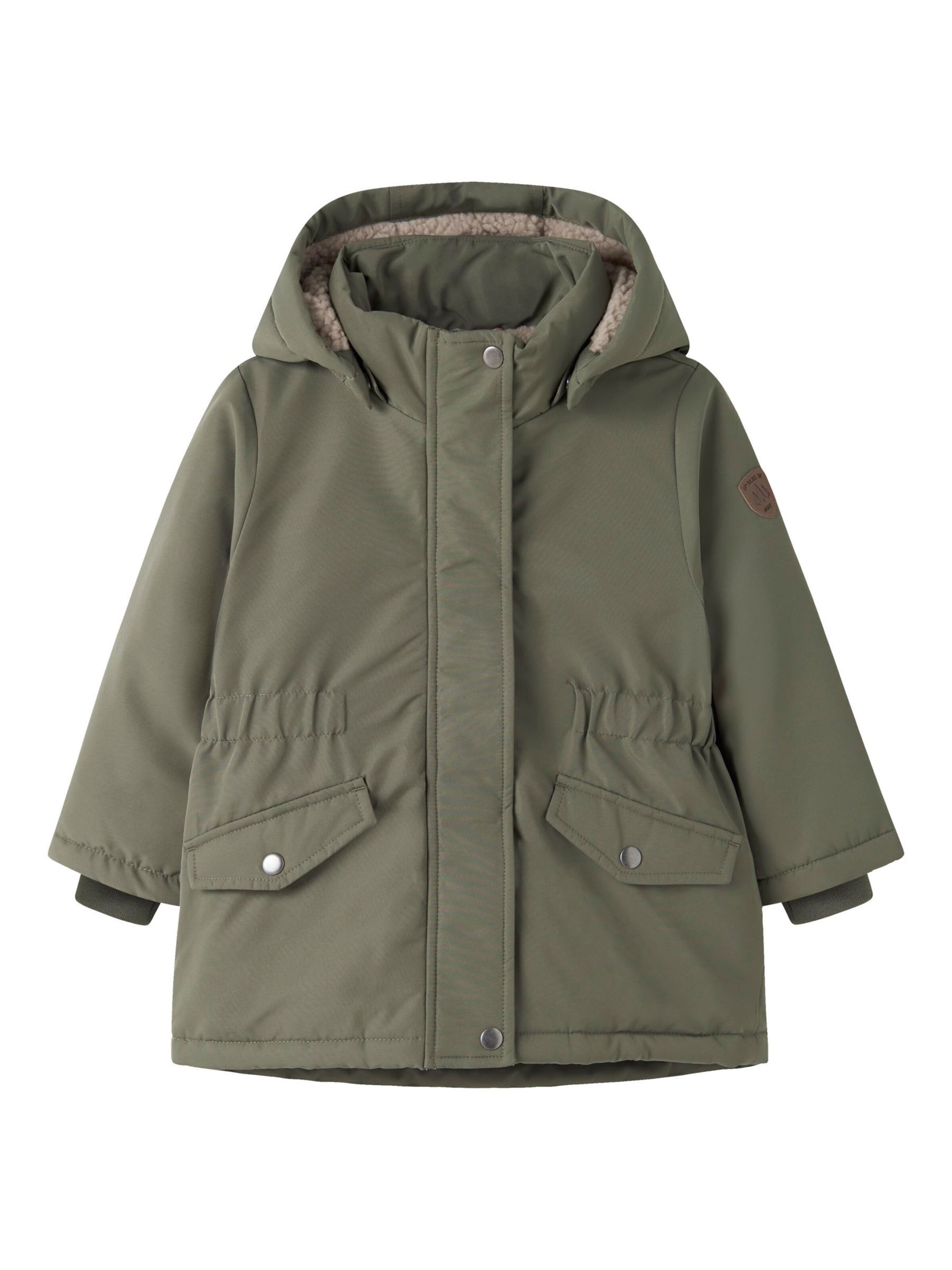 NAME IT Overgangsjakke i grøn: forside