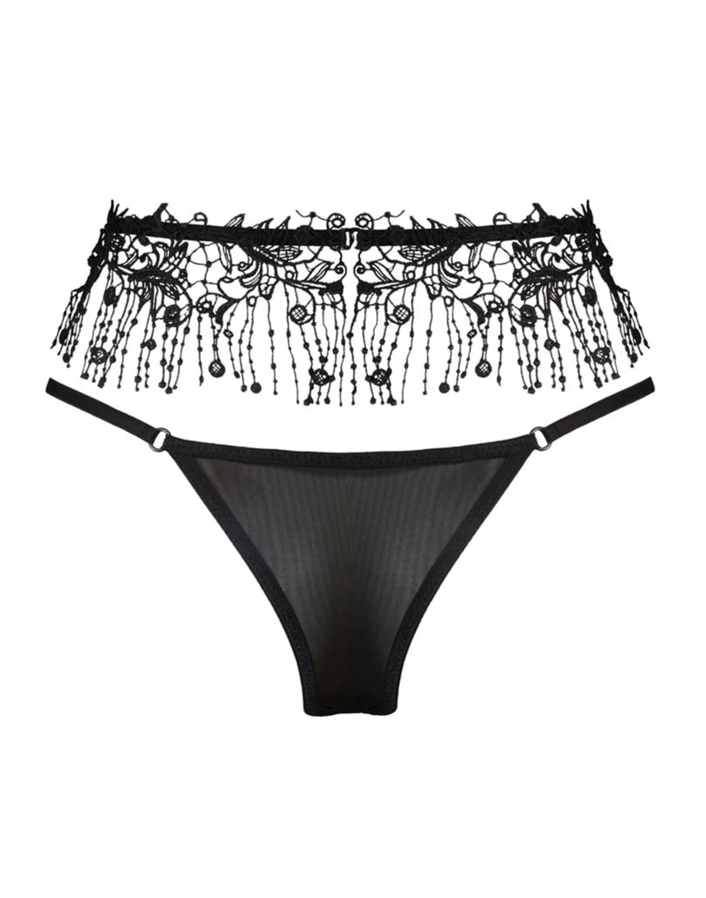 WHITE RVBBIT String in Schwarz