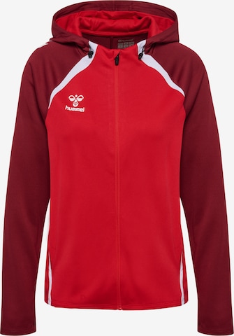 Hummel Sportsweatjacke 'Lead 2.0' in Rot: Vorderseite