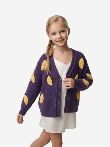 Cardigan Hilal Akinci Kids en mélange de couleurs